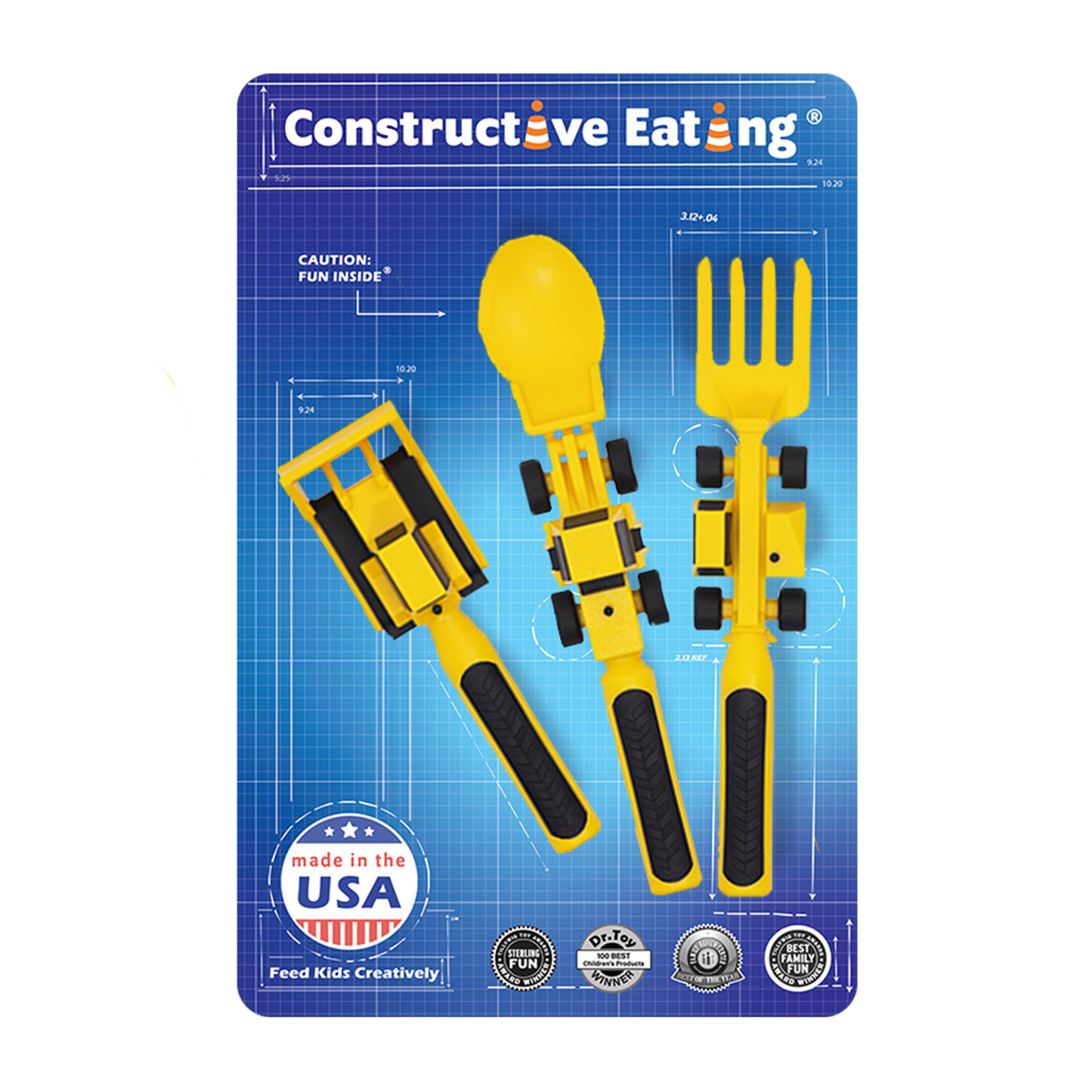 Set of 3 Construction Utensils: Pink