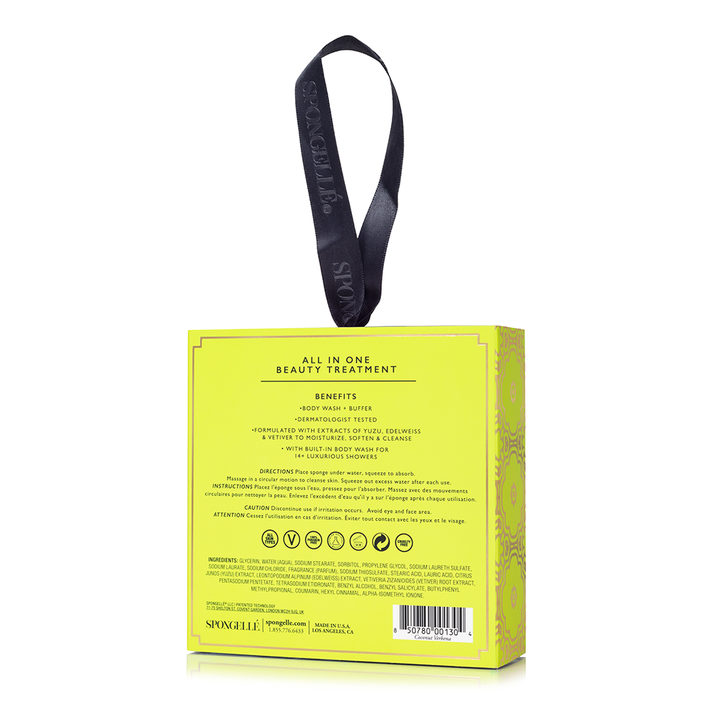 Spongelle Coconut Verbena Boxed Flower