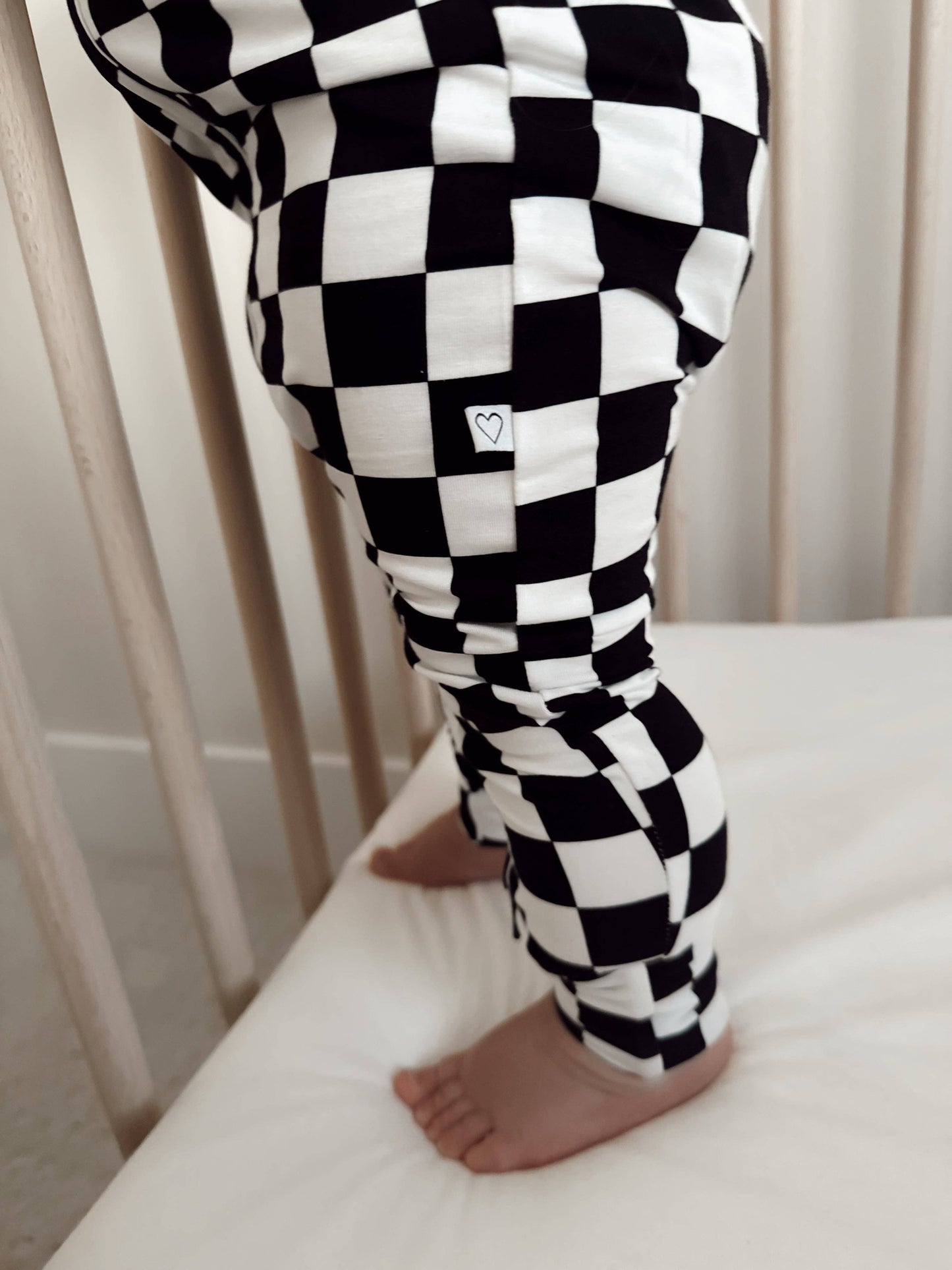 Checkered | Bamboo Two-Piece Set