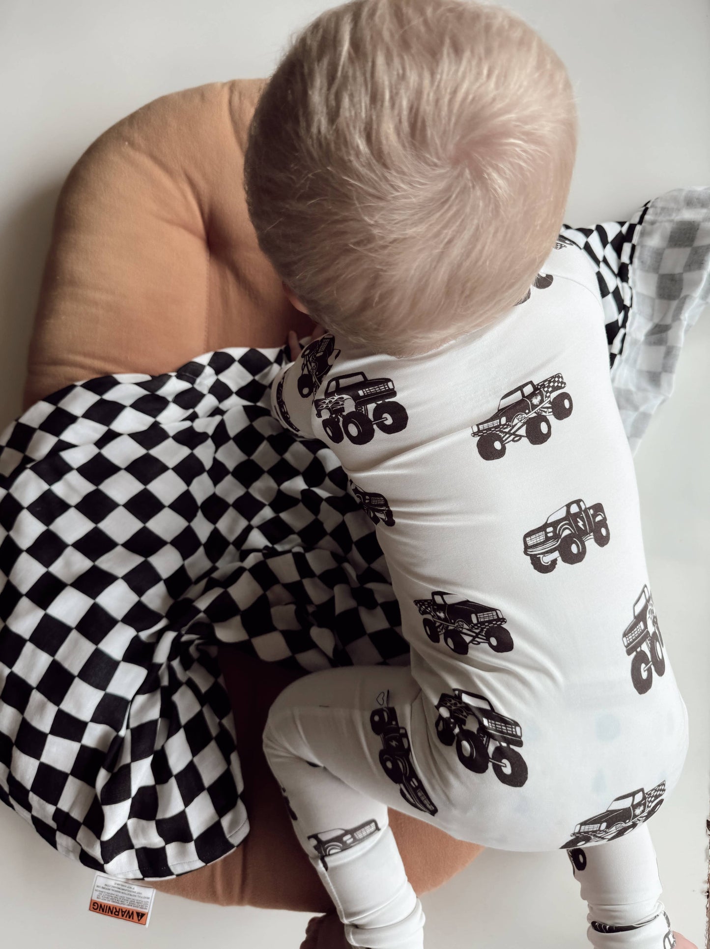 Cream Monster Truck | Bamboo Two - Piece