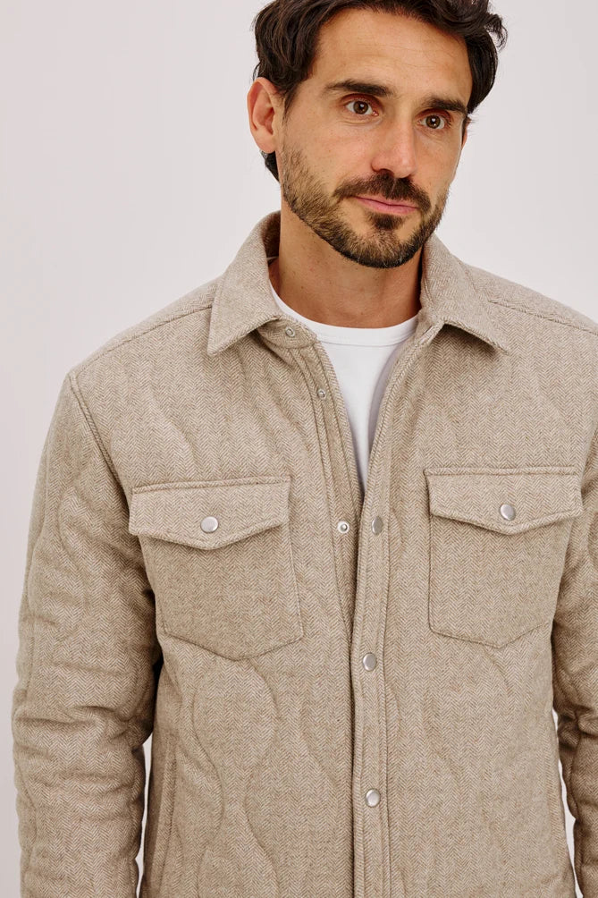 Rails Humboldt Jacket- Stonefield Herringbone
