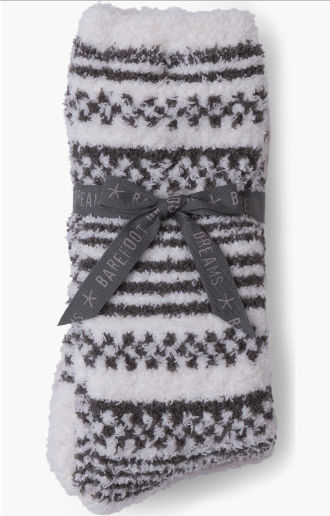 Barefoot Dreams CozyChic Checkered Striped 2 Pack Socks