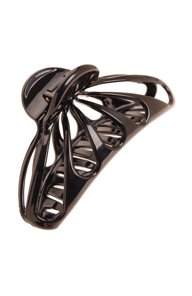 Large Nautilus Claw Clip- Black