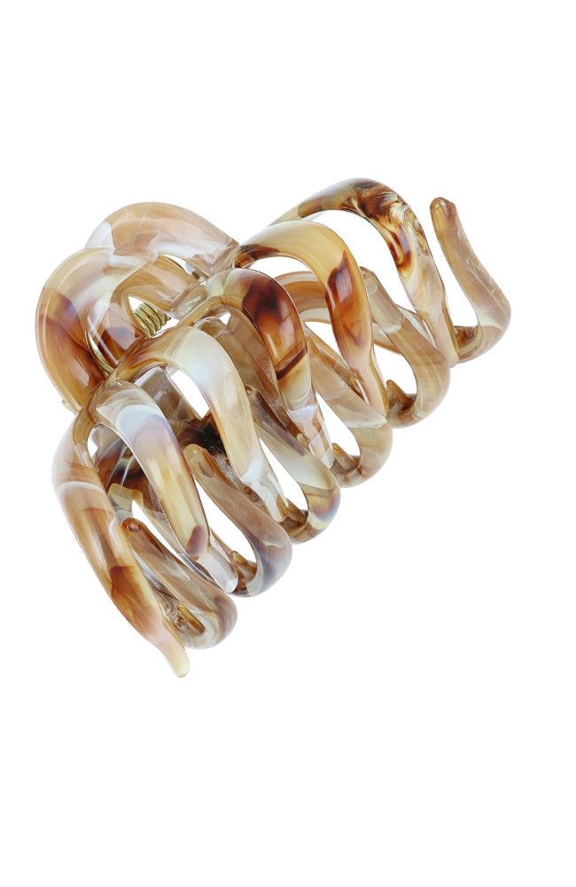 Odelia Claw Clip- Brown