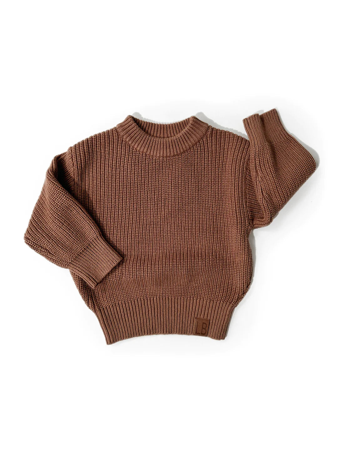 Chunky Knit Sweater- Nutmeg
