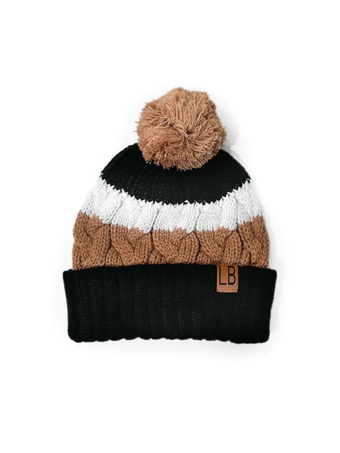 Chunky Pom Beanie- Nutmeg