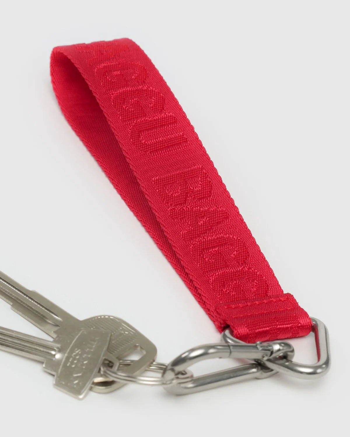 BAGGU Logo Keychain- Red
