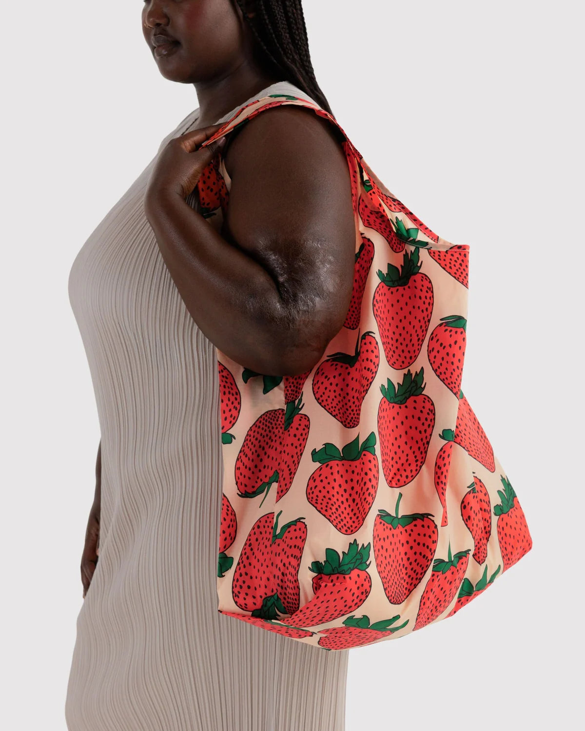 BAGGU Big Baggu Bag- Strawberry