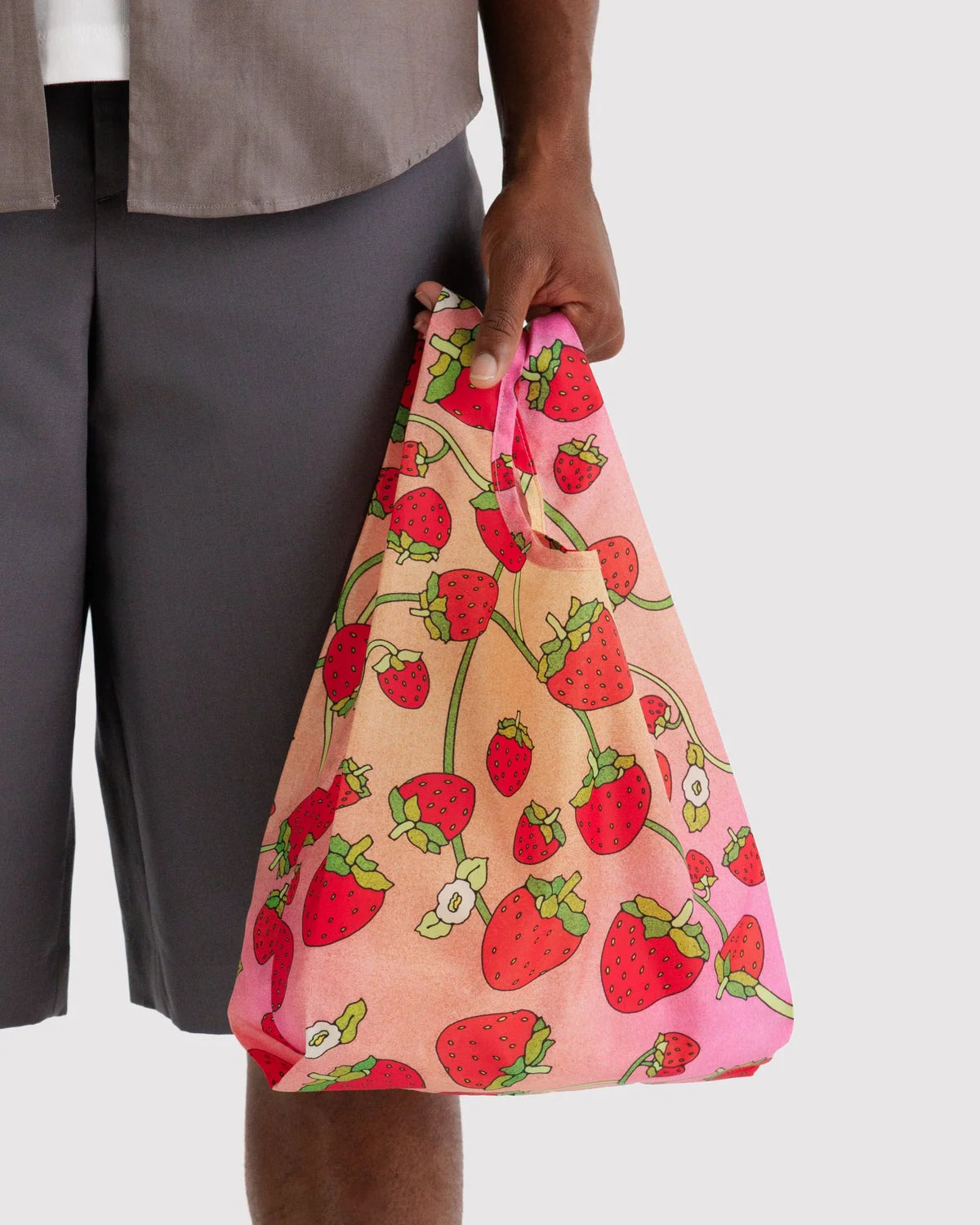 BAGGU Baby Bagg Bag- Strawberry Blossom