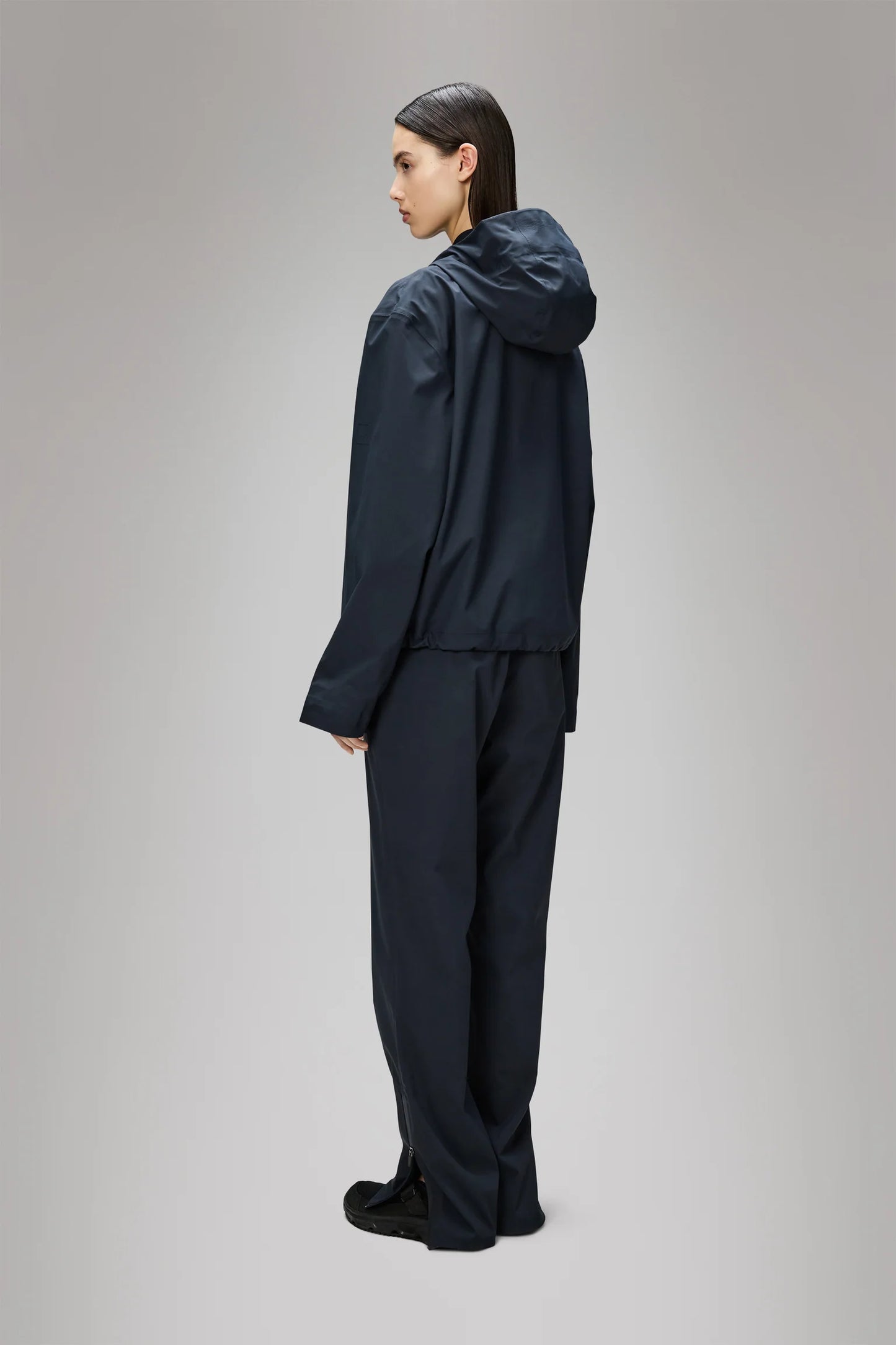 RAINS Suva Hardshell Short W Anorak Jacket- Navy