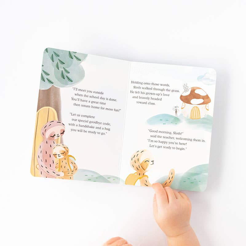 Slumberkins Sloth's Routines Plush Snuggler Set - with 2 books!