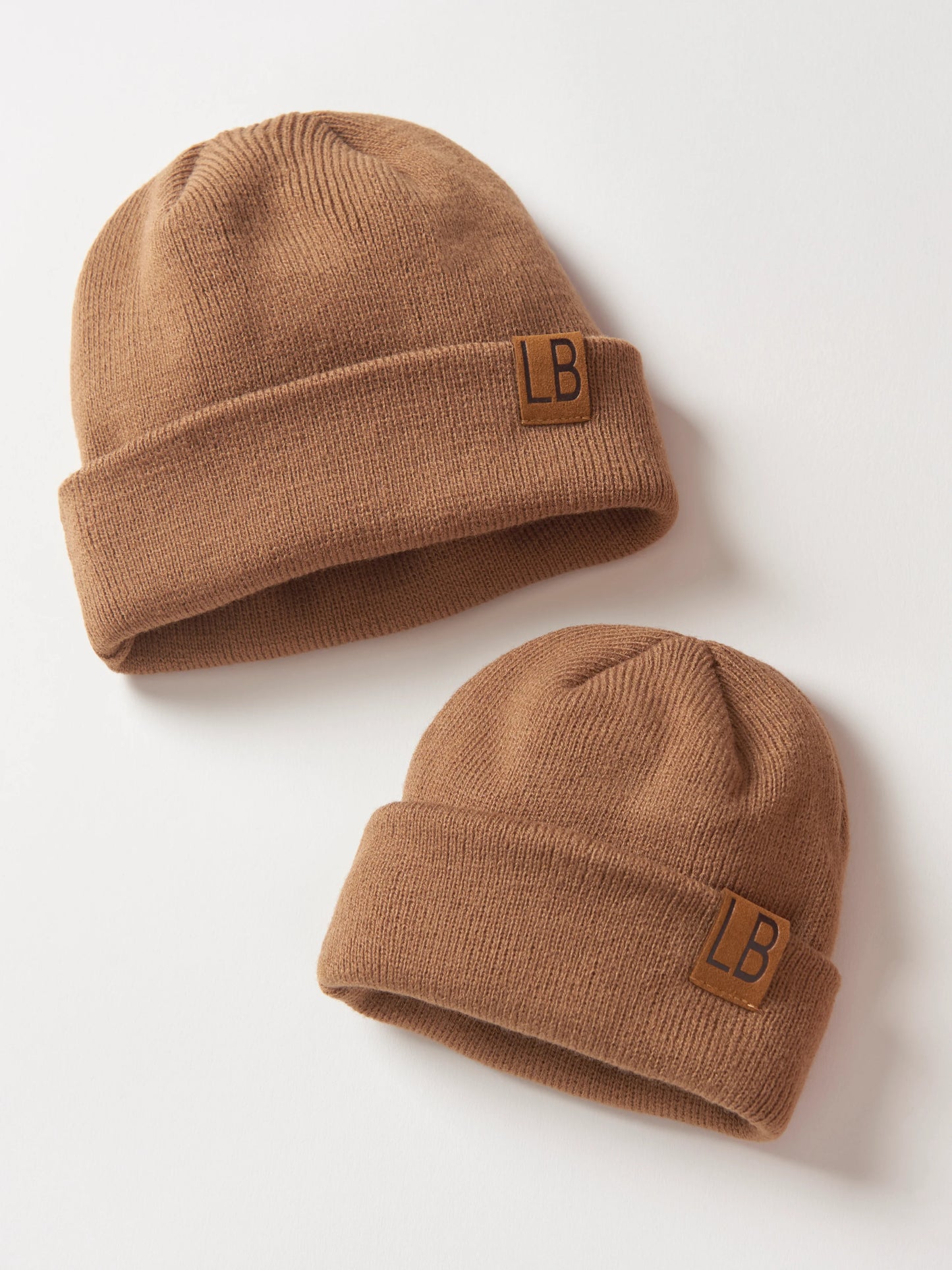 Little Bipsy Knit Beanie- Carmel