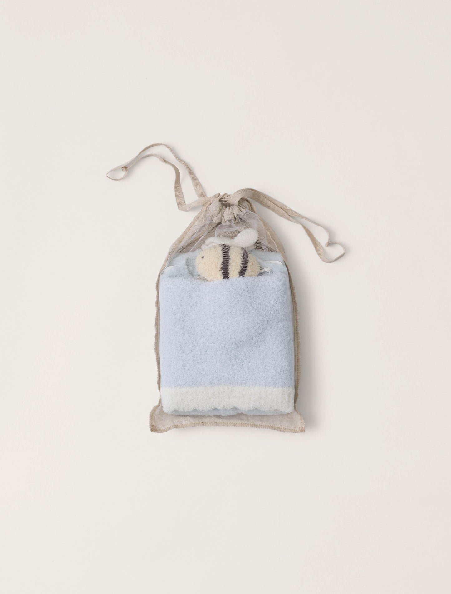 Barefoot Dreams CozyChic Ultra Lite® Baby Bee Onesie Set- Blue