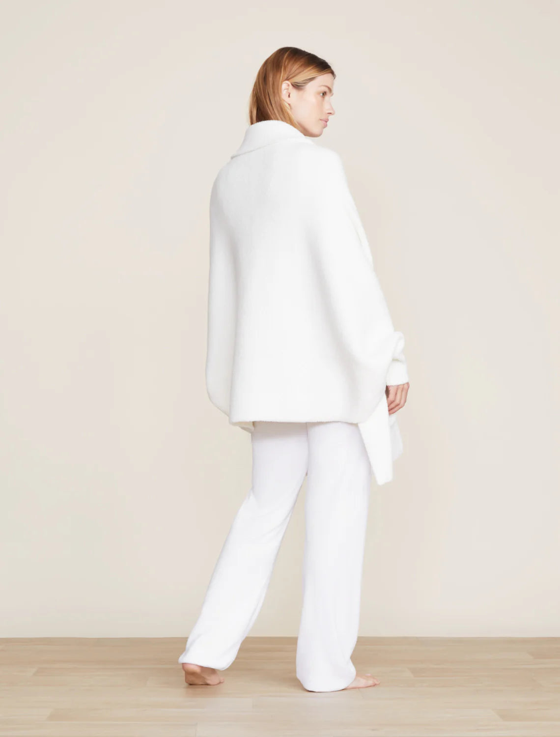 Barefoot Dreams CozyChic Blanket Wrap- Pearl