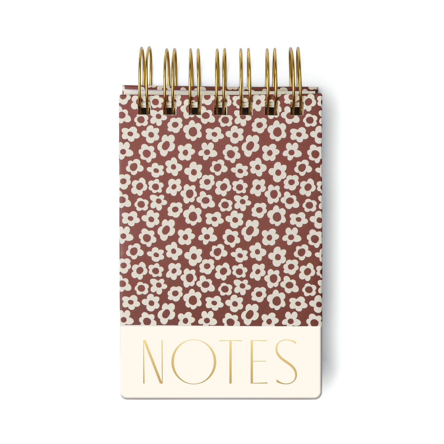 Chunky Notepad- Burgundy Groovy Floral