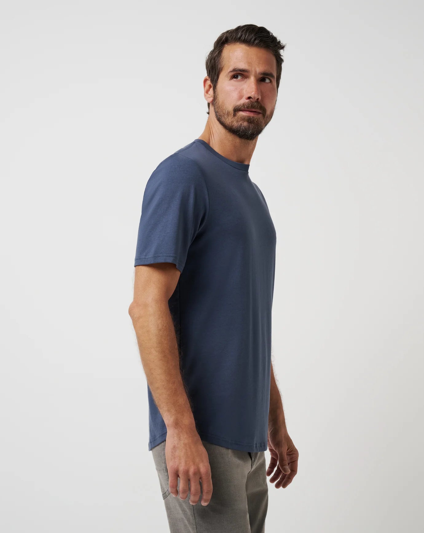 Travis Mathew Cloud Crew Tee- Blue Nights