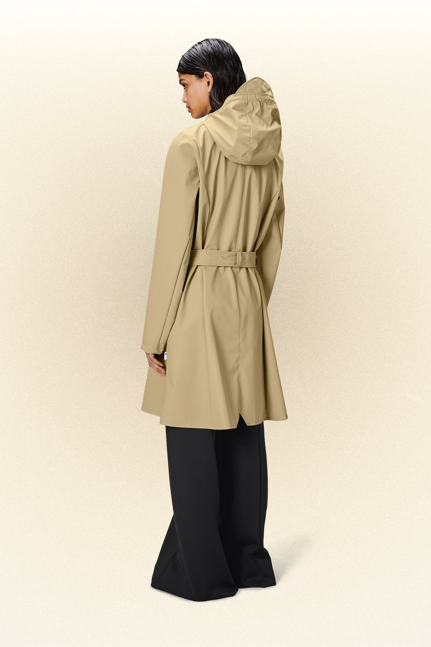 Rains Curve W Jacket- Sand