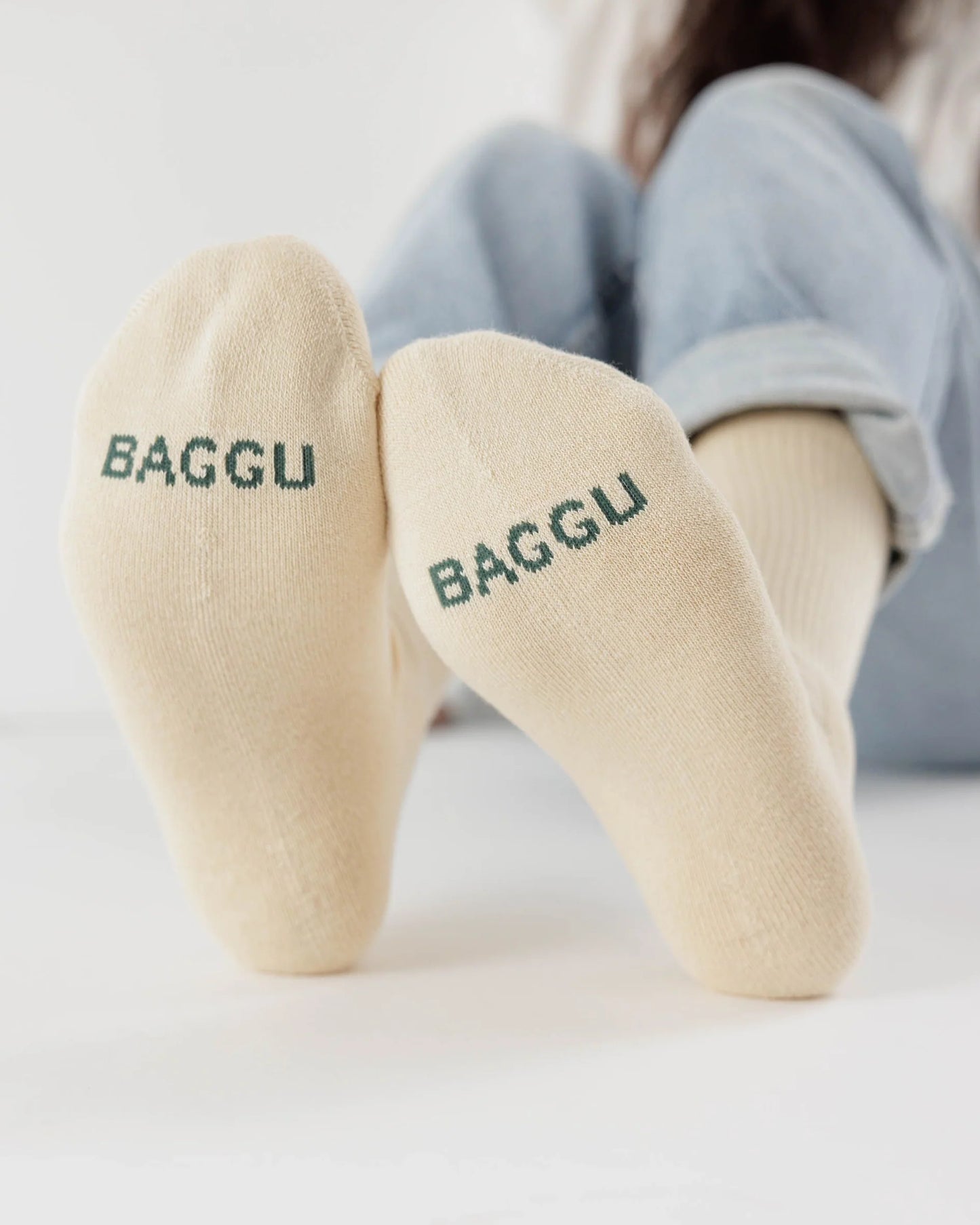 Baggu Sock- Ecru