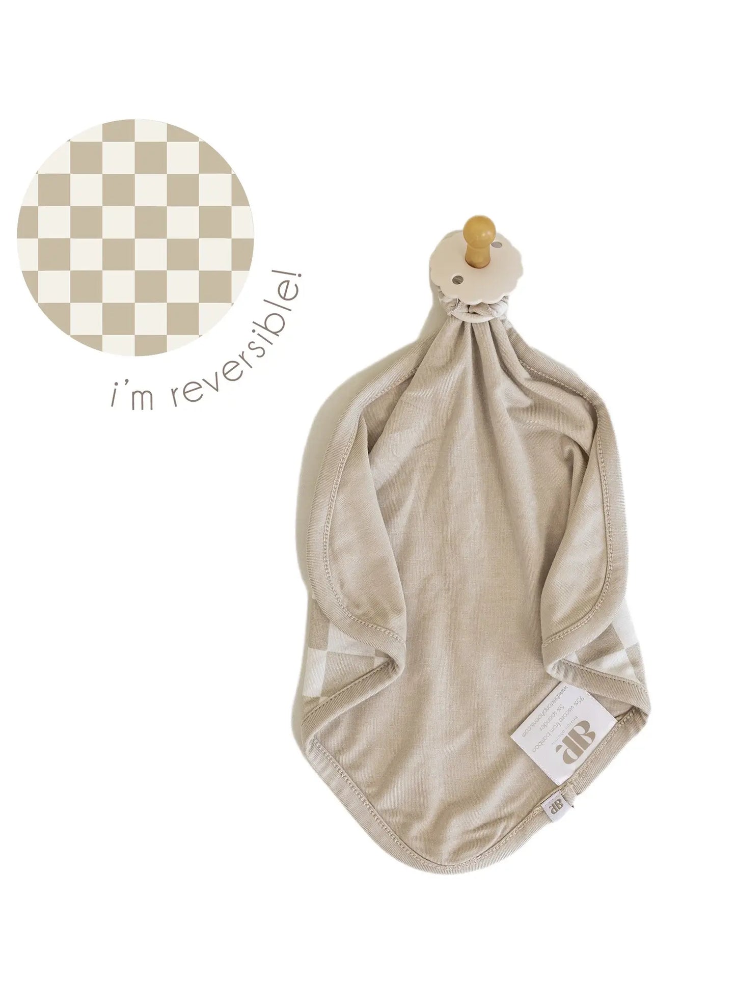 Tan Checker | Bamboo Lovey