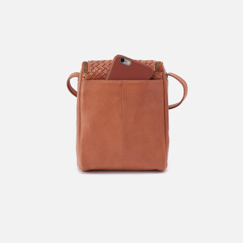 HOBO Fern Crossbody in washed Heather- Harvest Wheat