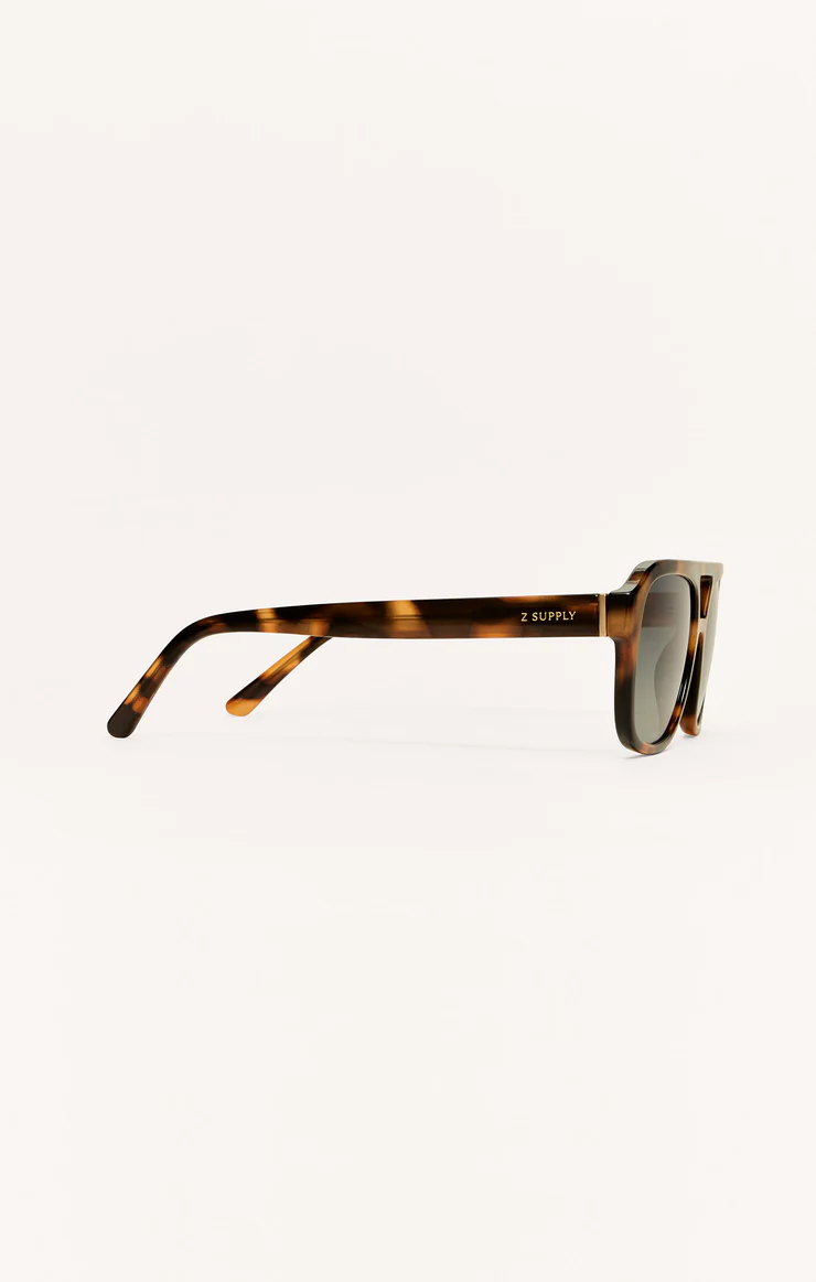 Z Supply After Hours Polarized Sunglasses- Dark Tort