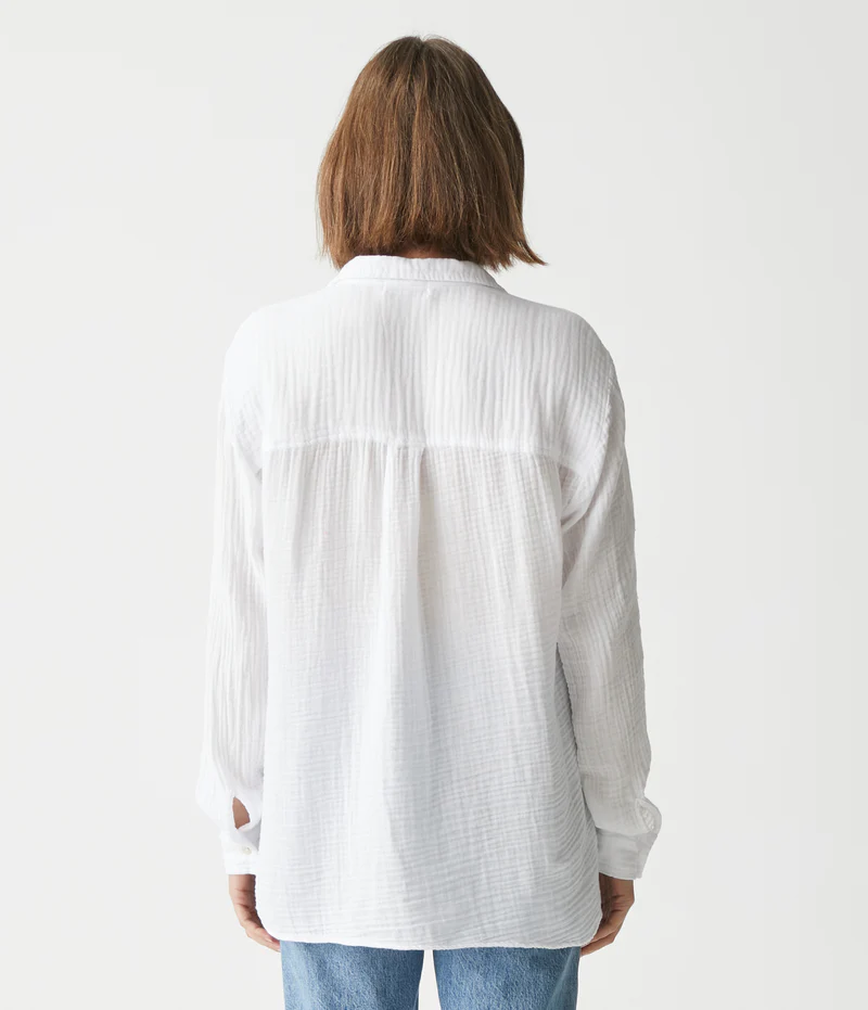 Michael Stars Leo Gauze Button Down Shirt