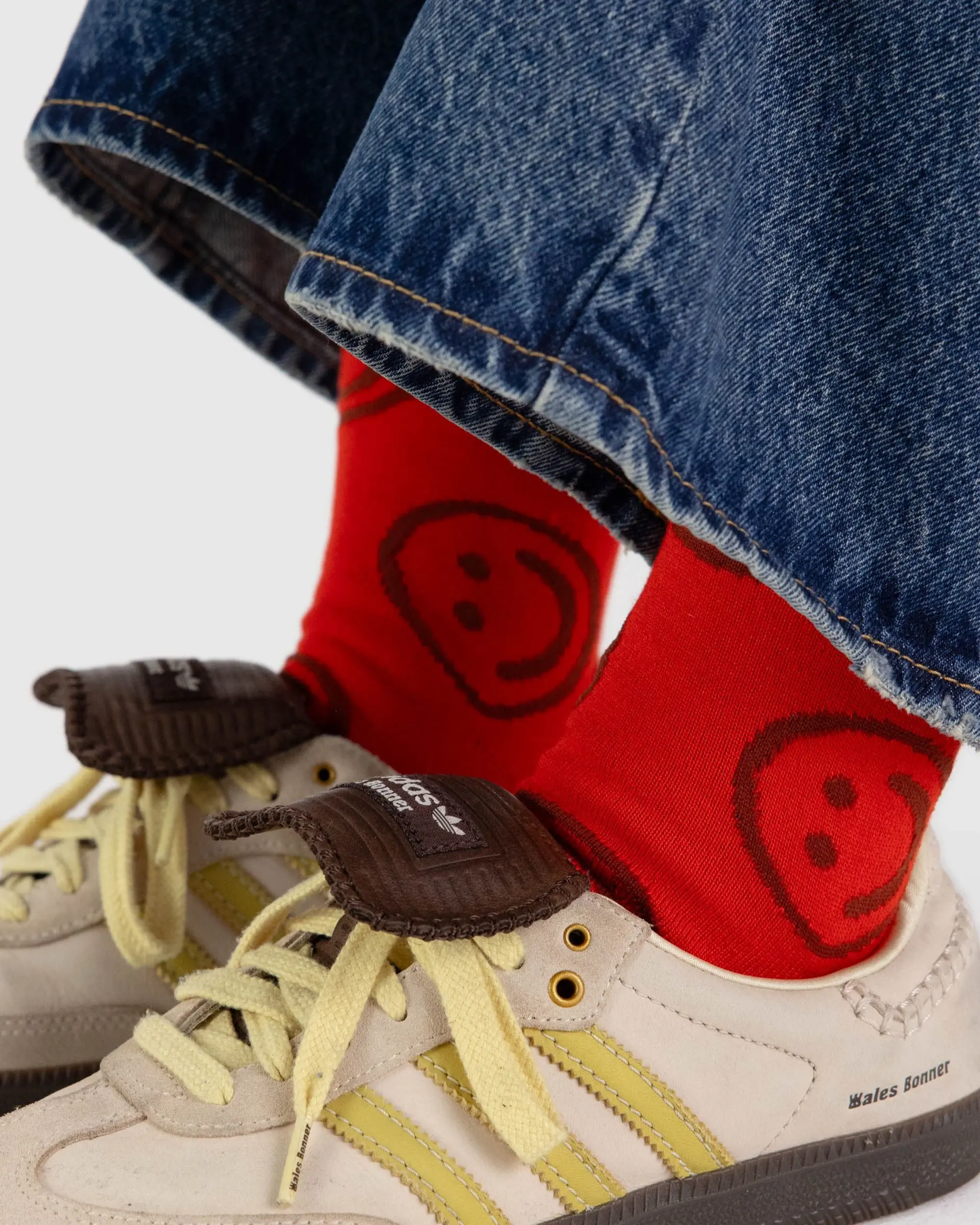 Baggu Sock- Red Happy