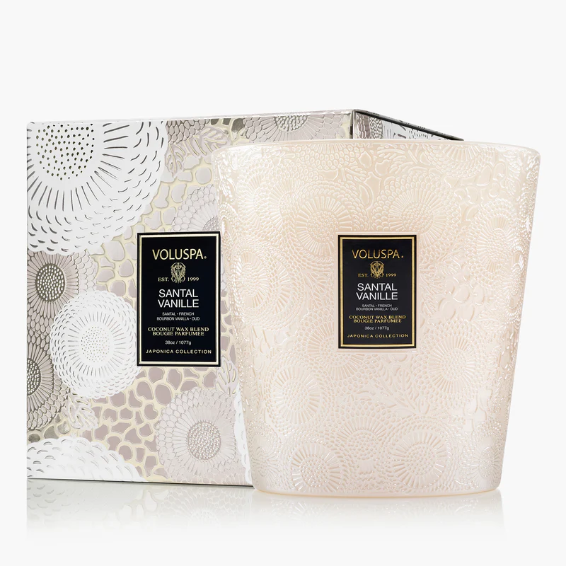 Voluspa Santal Vanille- # Wick Hearth Candle