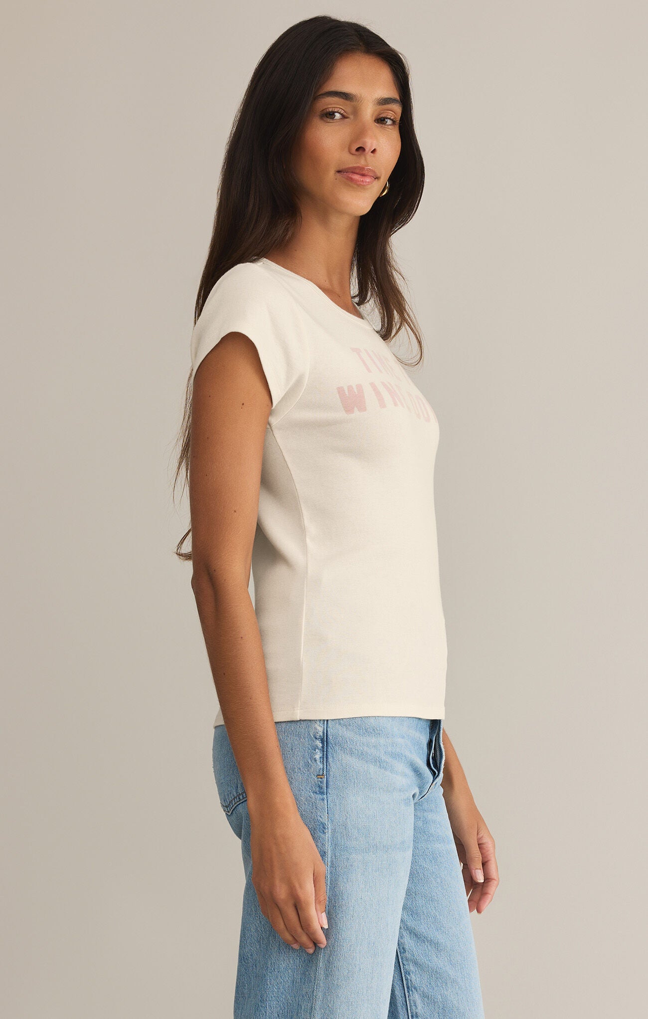 Z Supply Wine Down Cheeky Tee