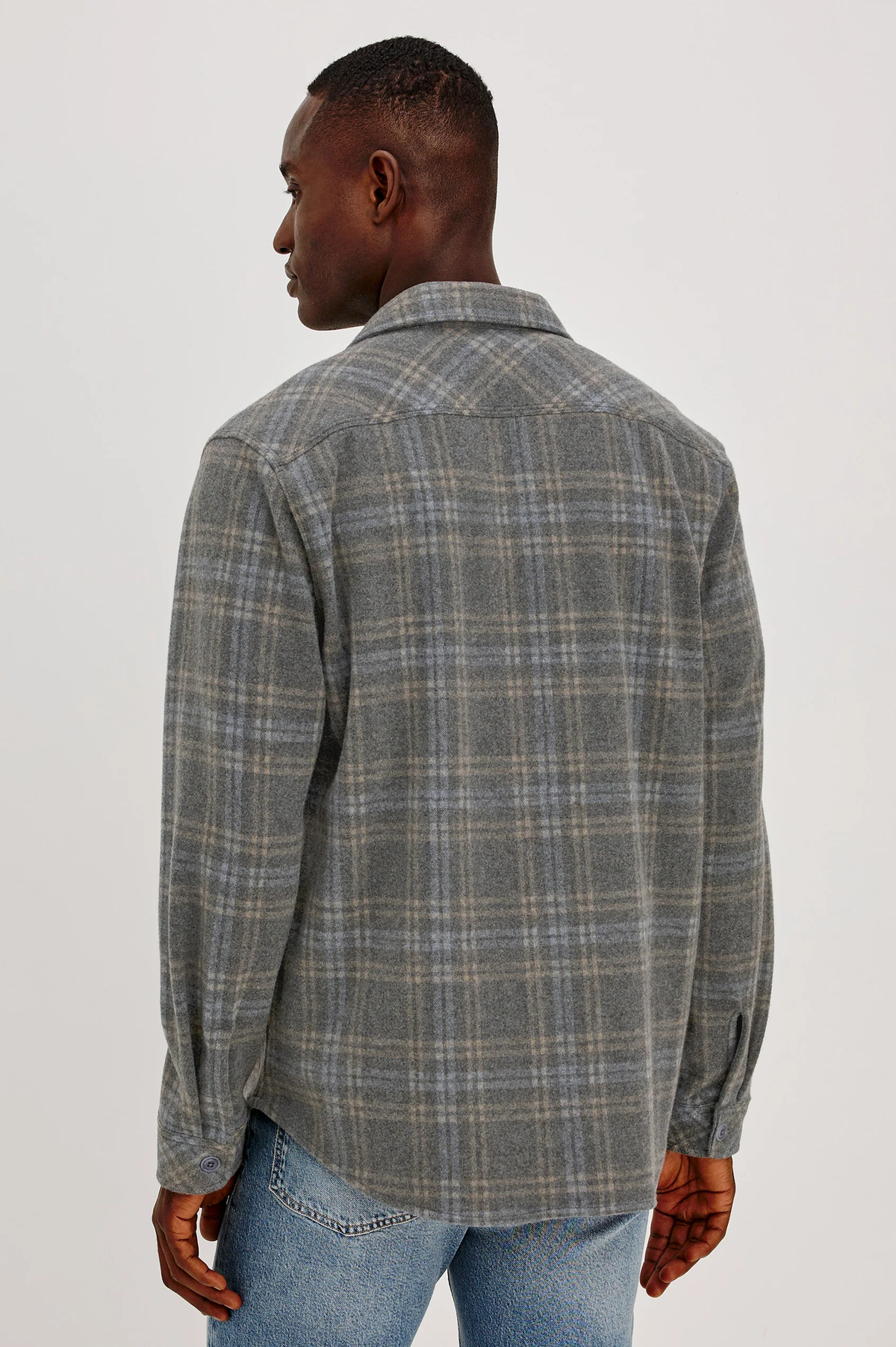 Rails Alder Overshirt- Coastal Iron Heather