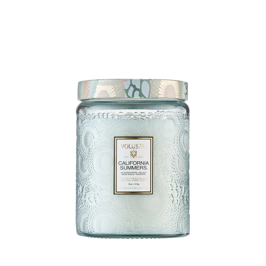 Voluspa California Summer- Large Glass Candle