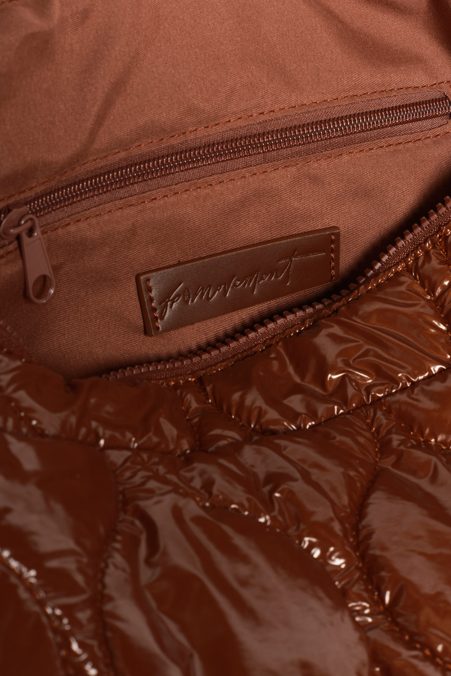 Free People Surplus Shine Carryall Bag- Nutshell