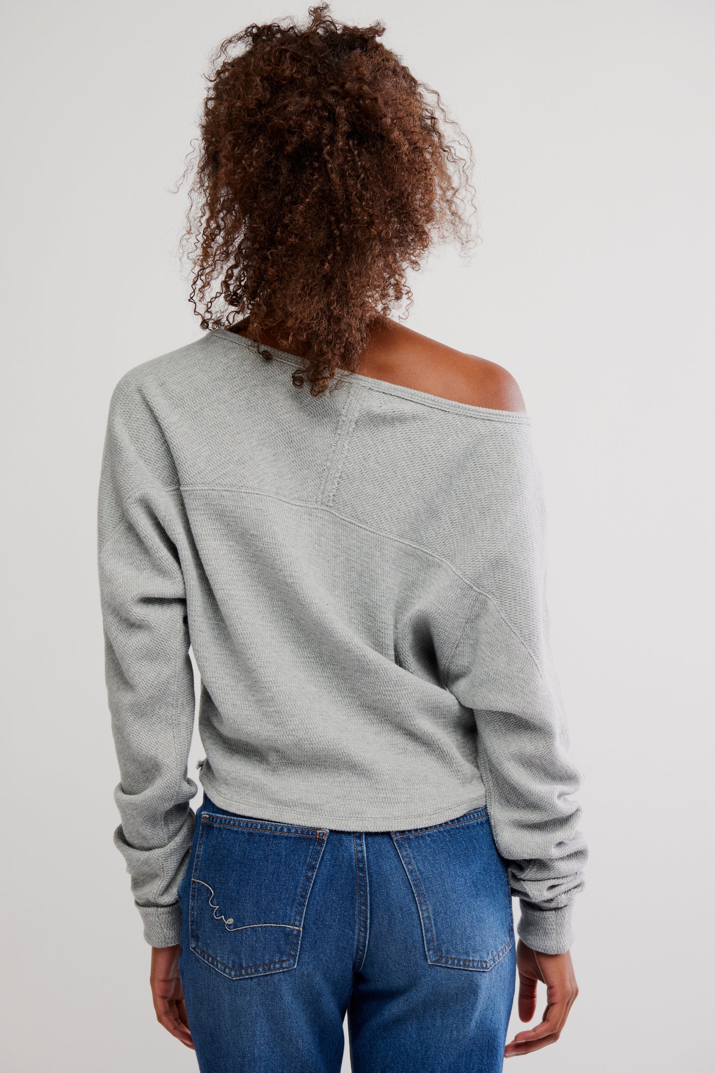 Free PeopleJess Long Sleeve-Heather Grey