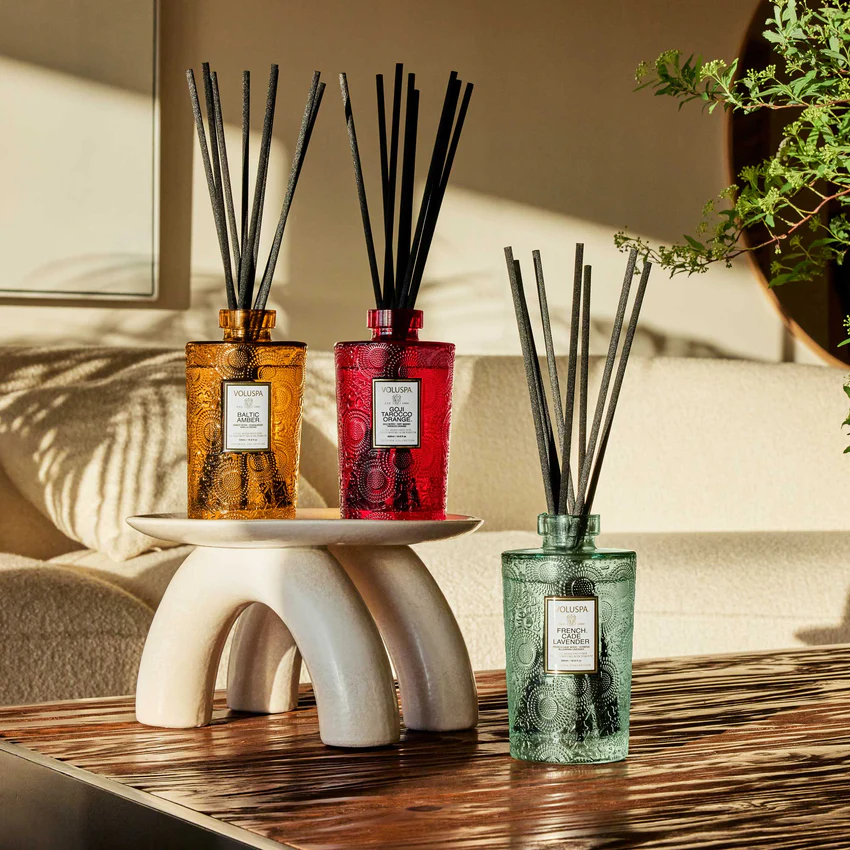 Voluspa Baltic Amber Luxe Reed Diffuser