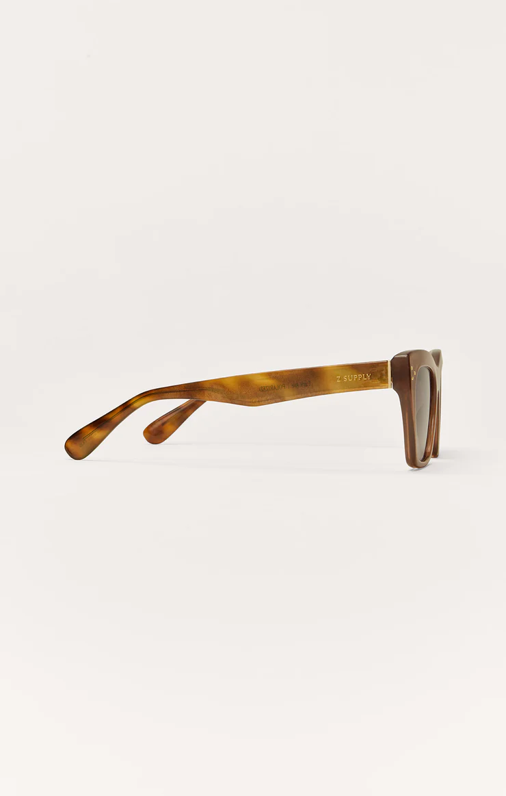 Z Supply Park Ave Sunglasses-Taupe Tort Gradiant
