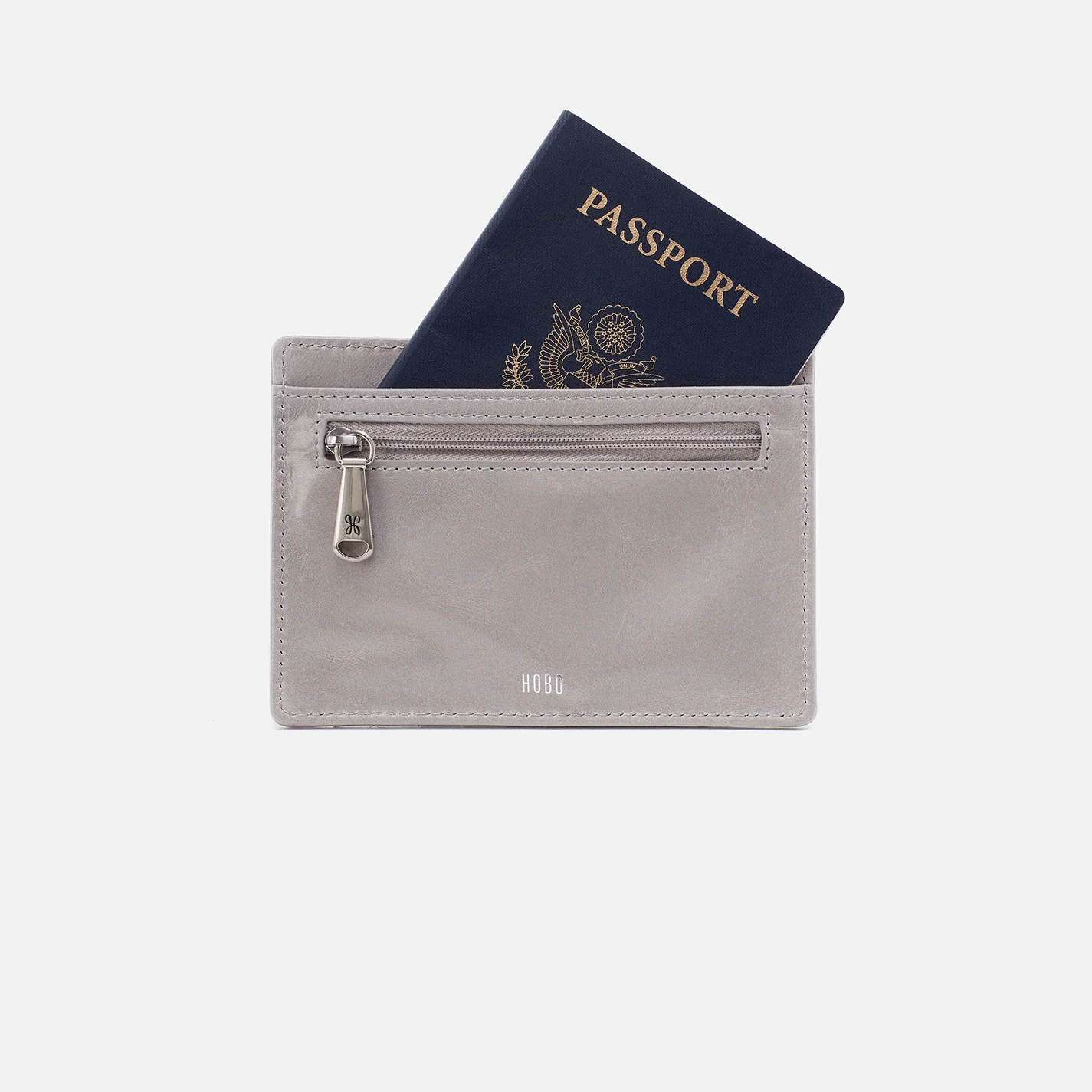 HOBO Euro Slide Card Case- Light Grey