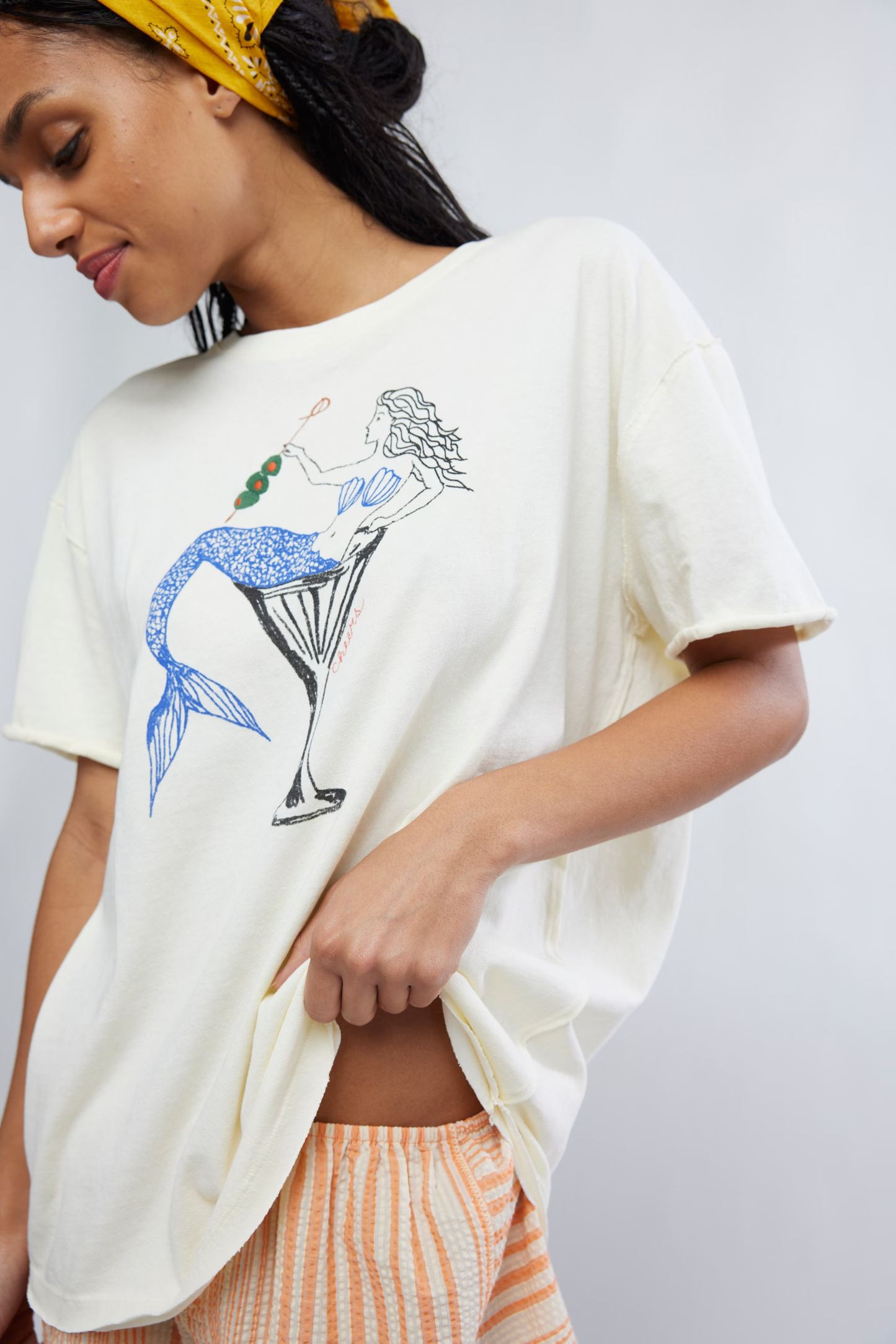 Free People Best Coast Mermaid Tee
