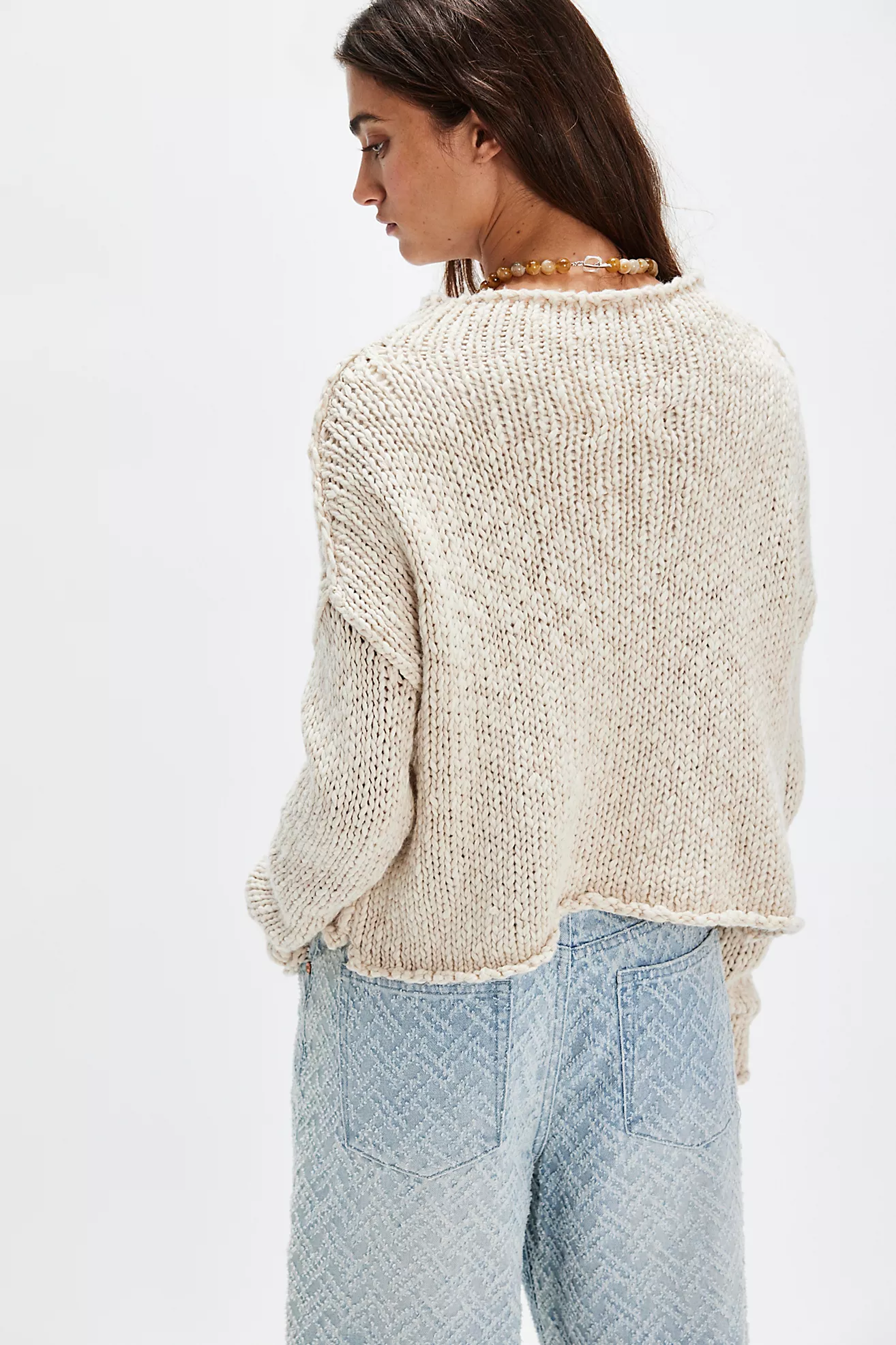 Free People Opal Rollneck Sweater- Tea