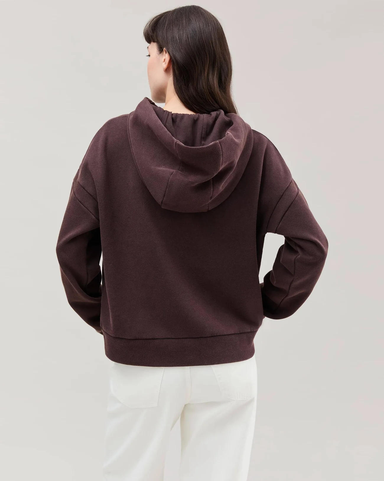 Richer Poorer Recycled Fleece Hoodie- Mineral Ganache