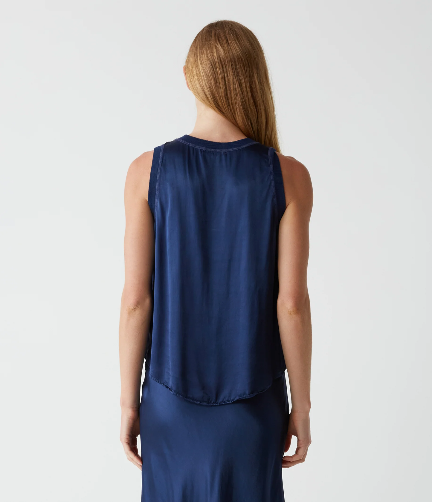 Michael Stars Shay Satin Tank- Nocturnal