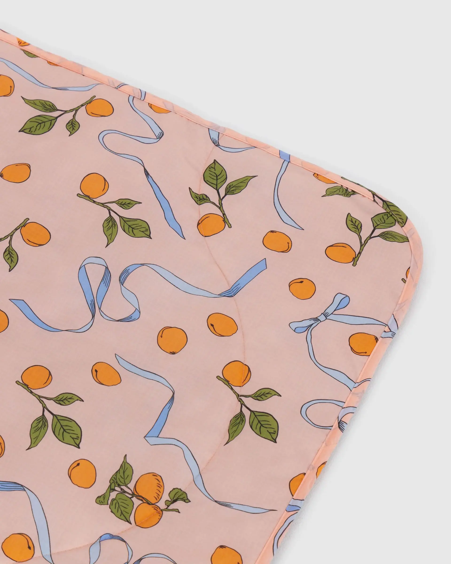 BagguPuffy Picnic Blanket - Apricots & Ribbons