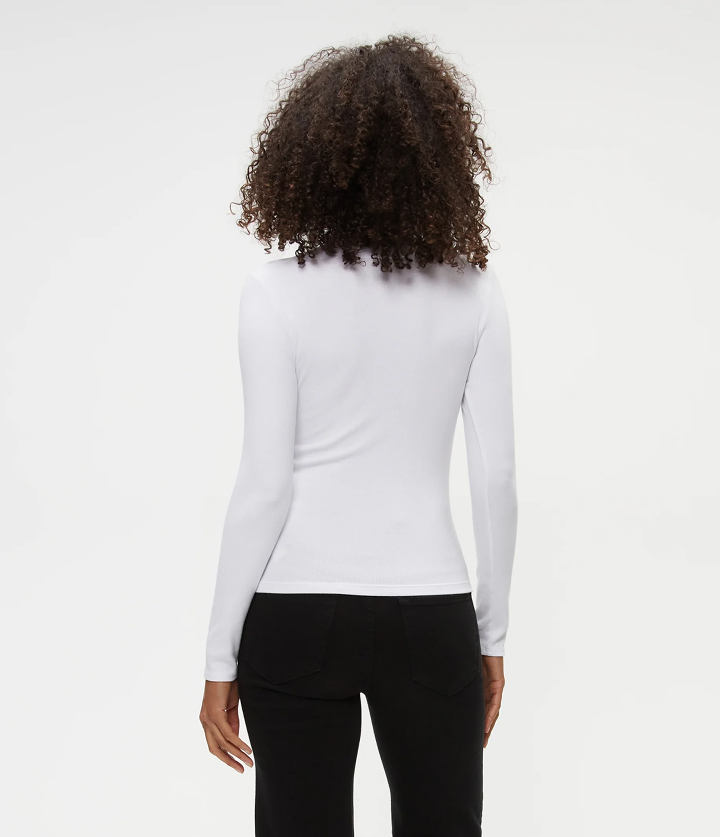 Michael Stars Zola Ribbed Tee- White