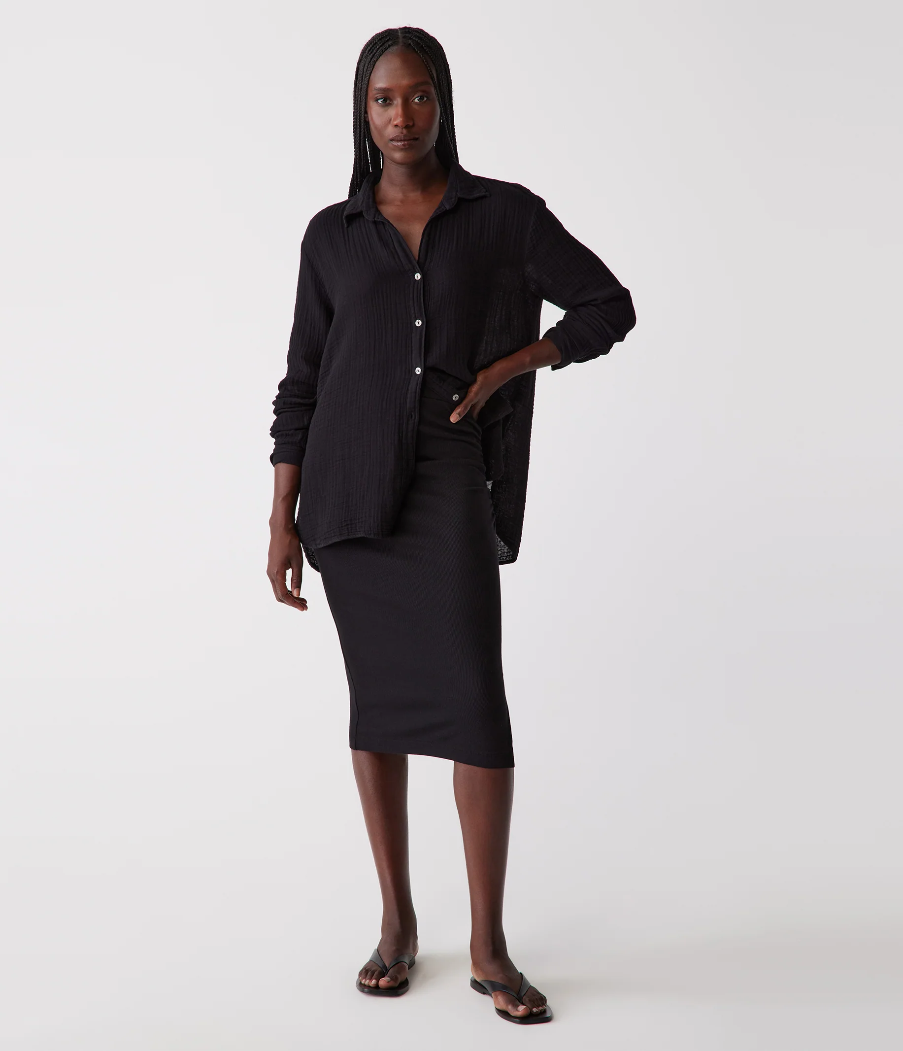 ruched midi dress michael stars Reverence Michael Stars ultra rib ruched midi dress, size M, new