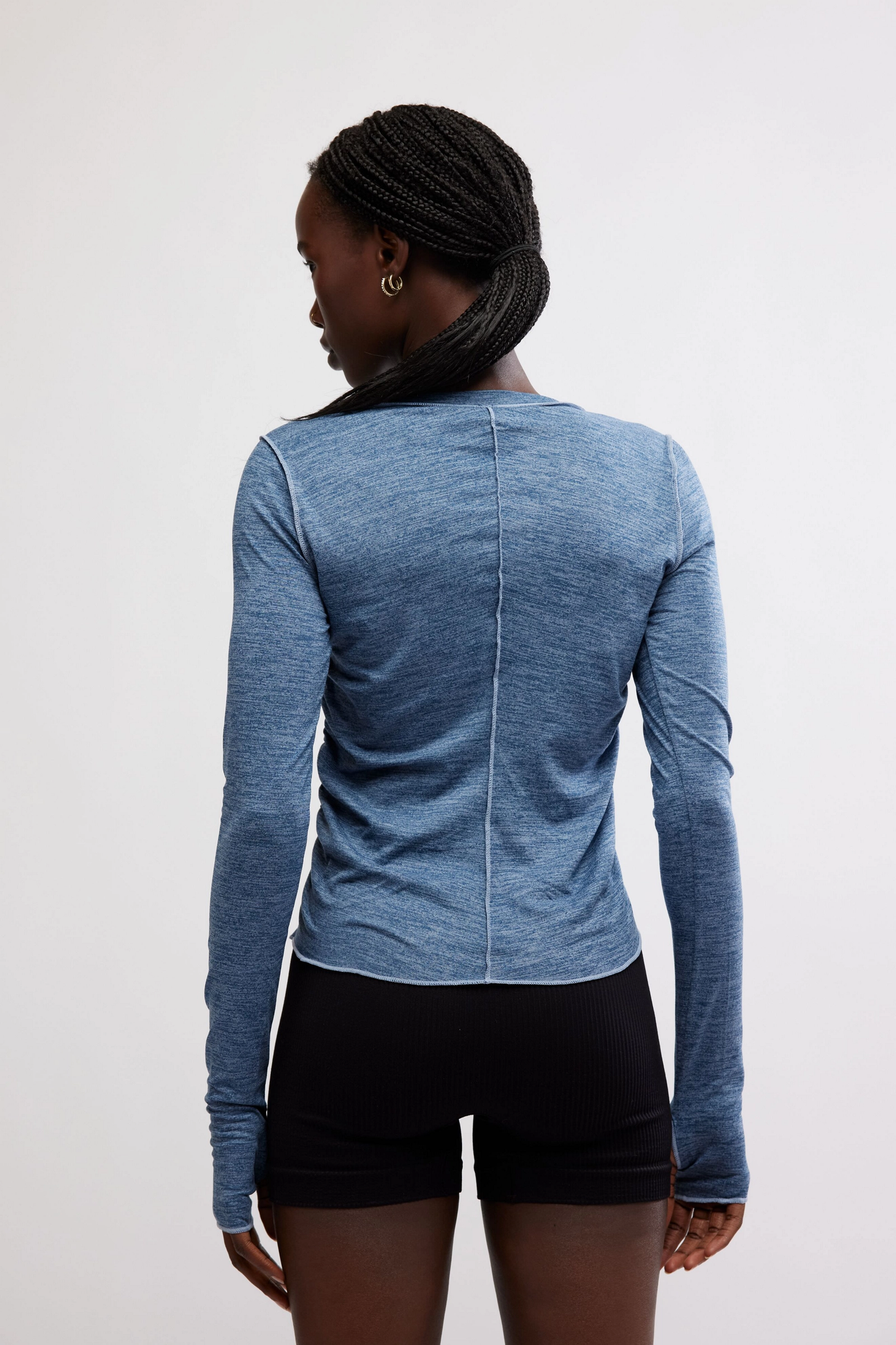 Free People Right on Run Long Sleeve- Skyline