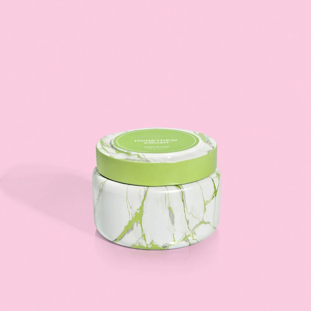Capri Blue Honeydew Crush- Modern Marble Travel Tin 3oz