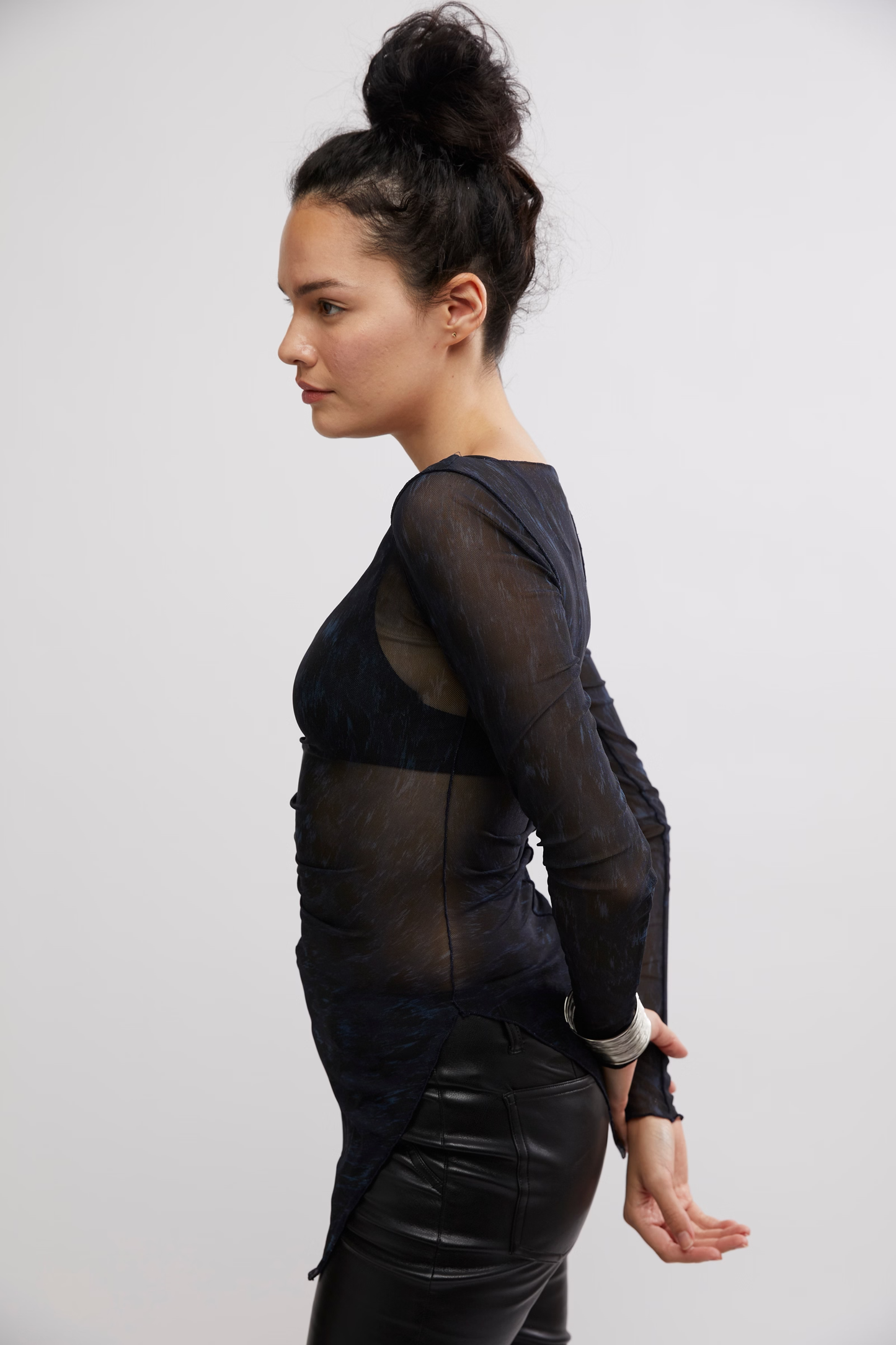 Free People Something Extra Tunic- Raven Combo