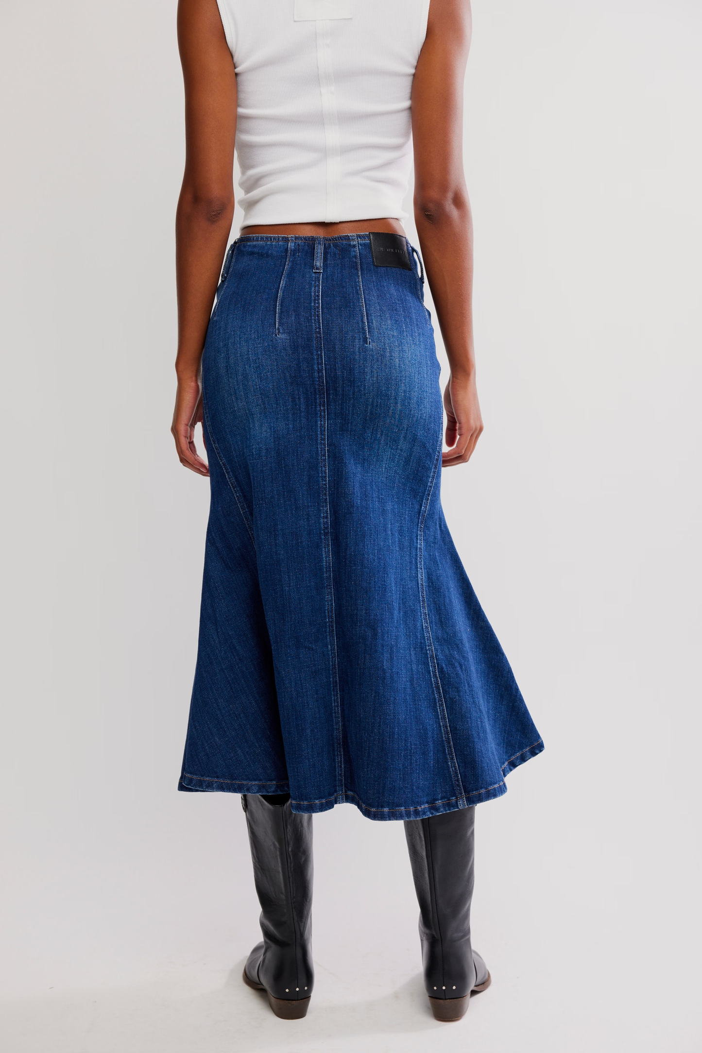 Free People Zia Denim Skirt- Bad Habits