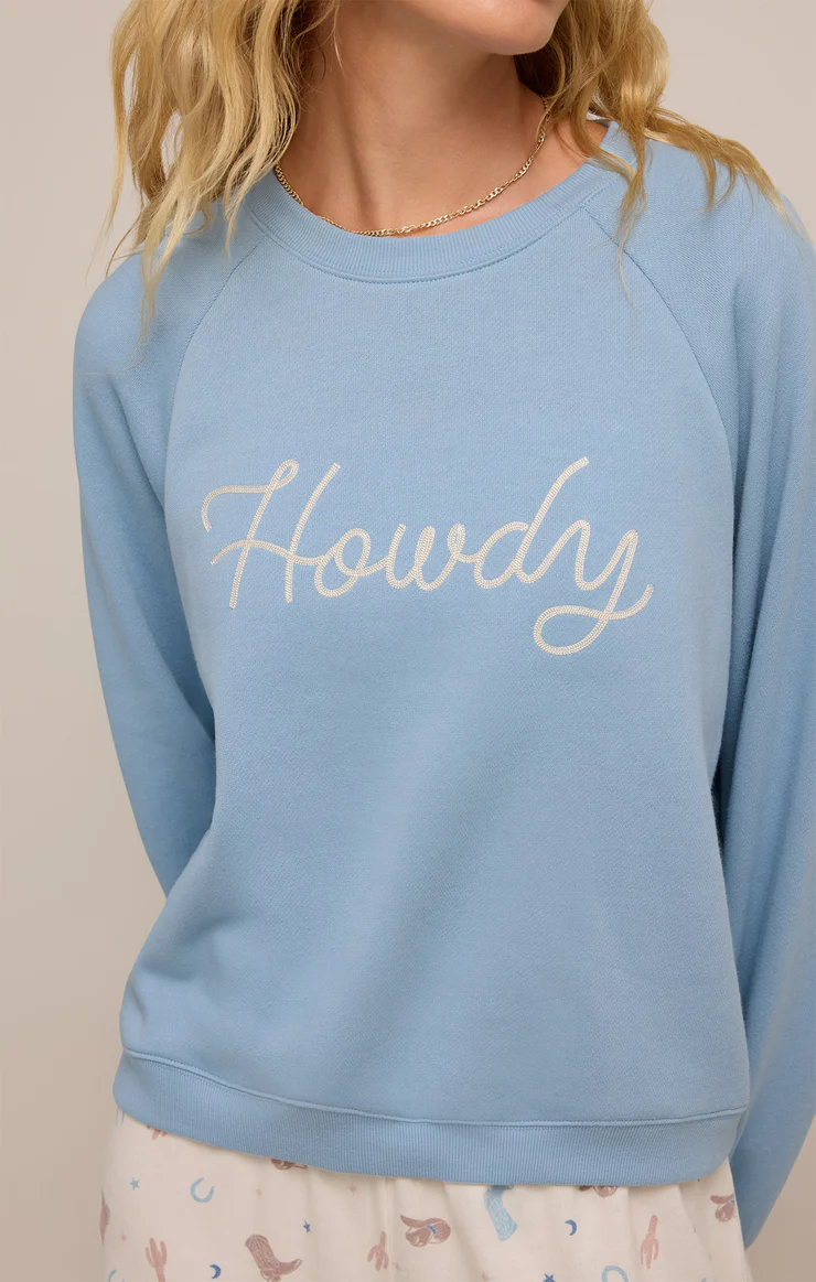 Z Supply Howdy Fleece Sweatshirt