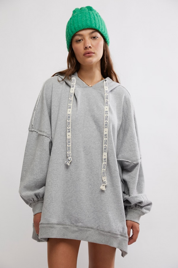 Free People We Hoodie- Heather Grey