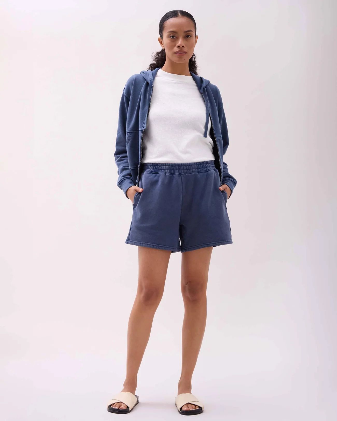 Richer Poorer Recycled Fleece Sweatshirts- Mineral Moonlit Ocean